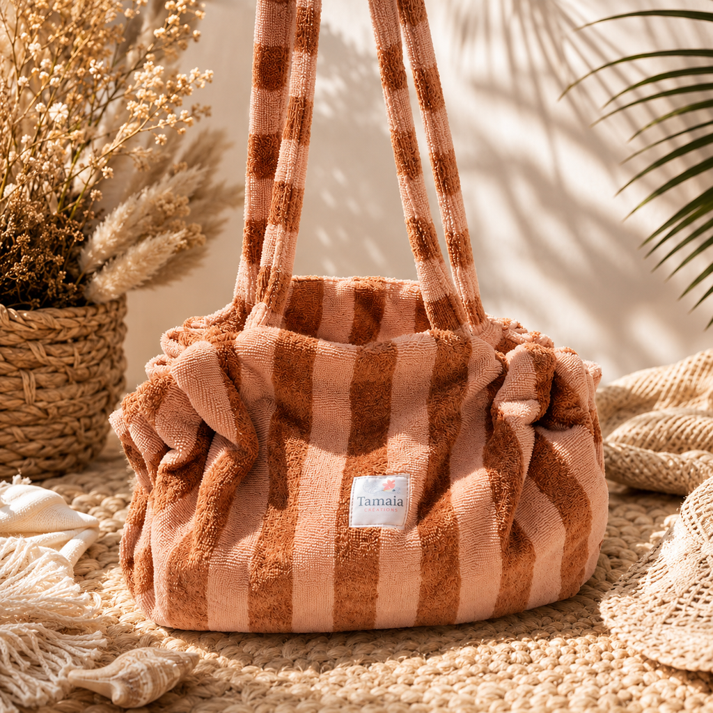 Sac de plage en éponge de bambou