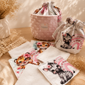 Cotons lavables en bambou - lot de 8