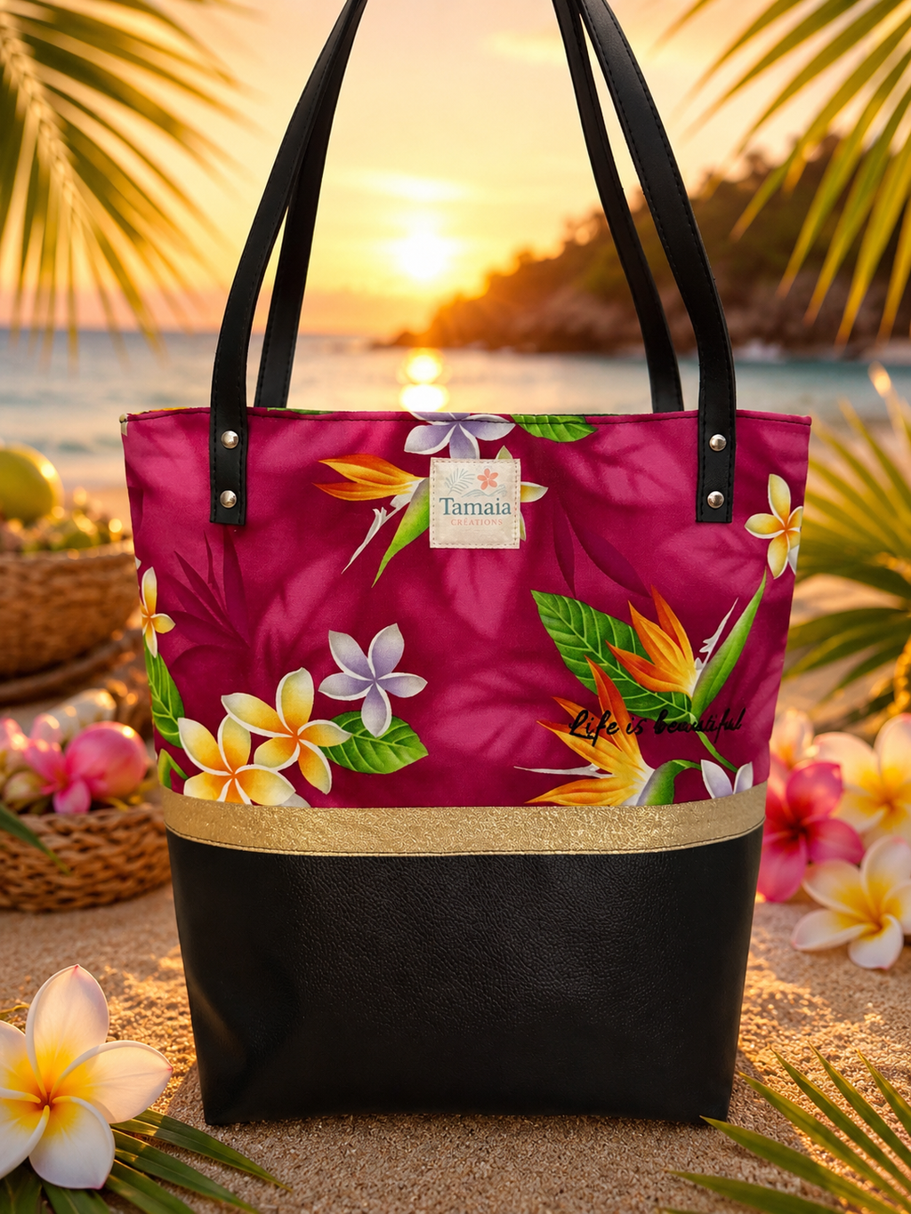 Sac à main Tahaa – Collection Perle du Pacifique