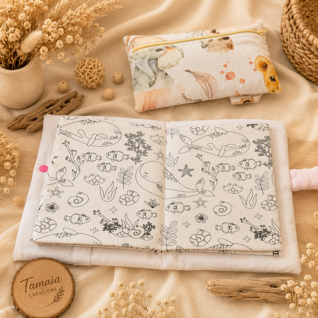 Livre de coloriage lavable & réutilisable