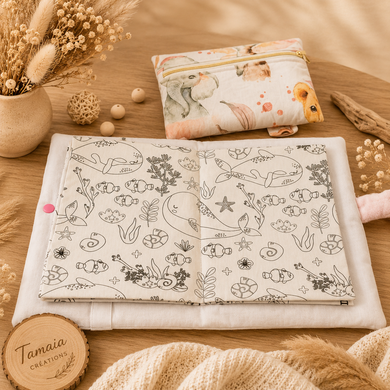 Livre de coloriage lavable & réutilisable