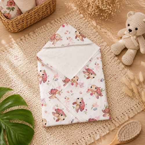 Cape de bain bébé personnalisable