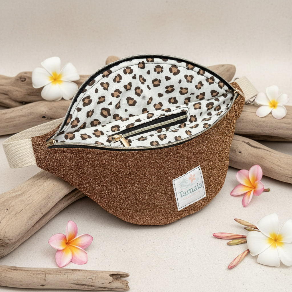 Sac banane pailleté - 100% personnalisable